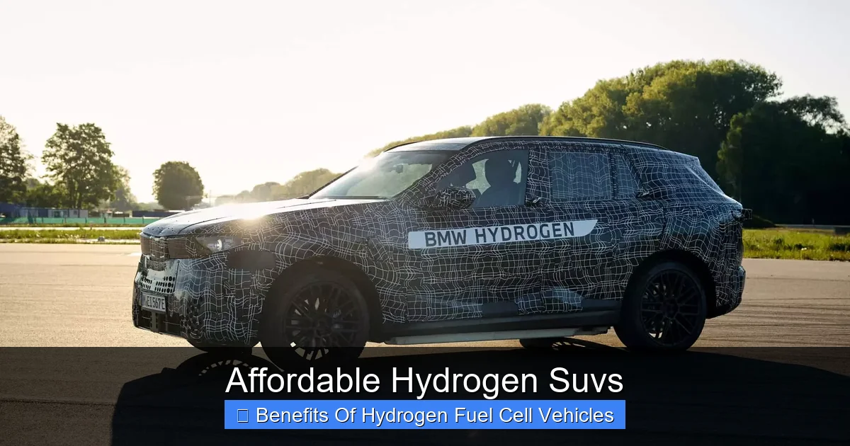 Affordable Hydrogen Suvs