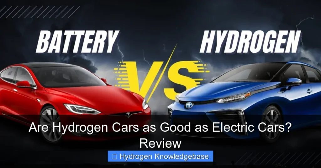 Are Hydrogen Cars as Good as Electric Cars? Review