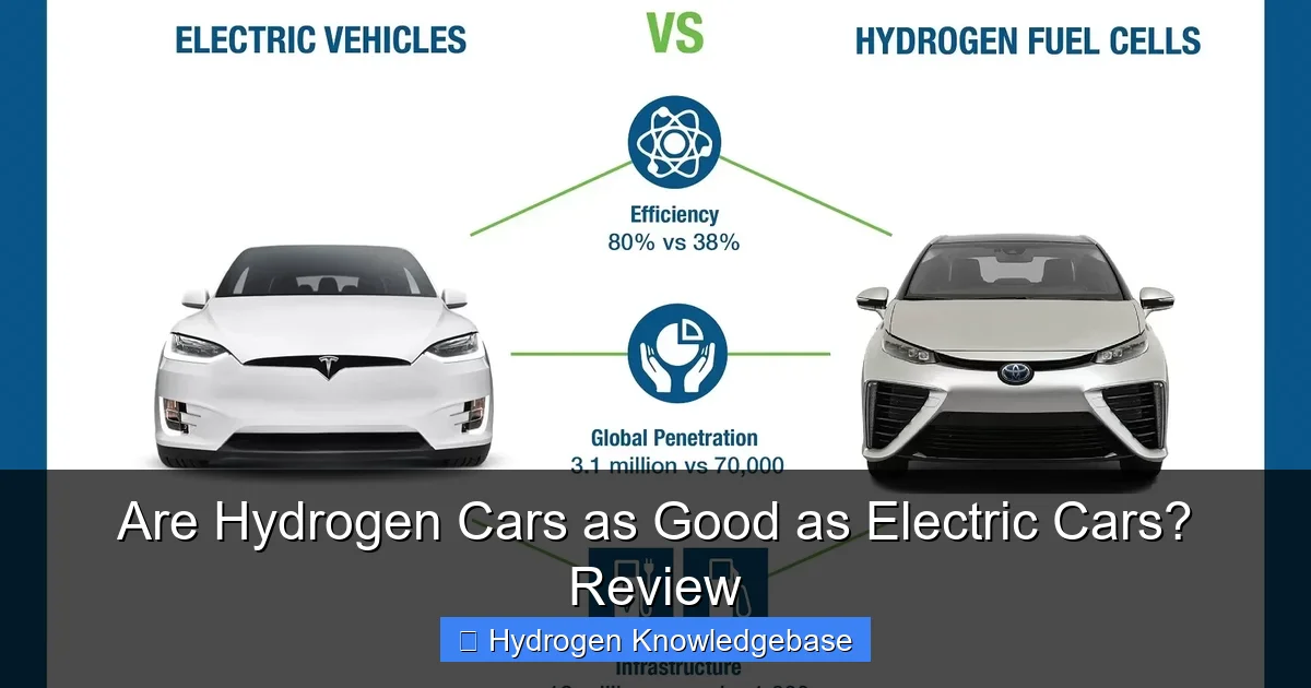 Are Hydrogen Cars as Good as Electric Cars? Review