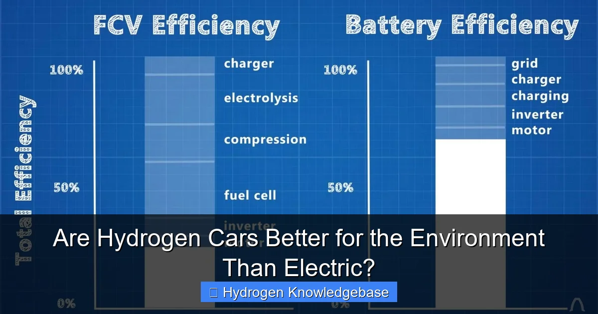 Are Hydrogen Cars Better for the Environment Than Electric?