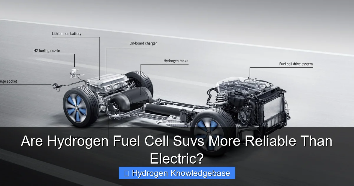 Are Hydrogen Fuel Cell Suvs More Reliable Than Electric?