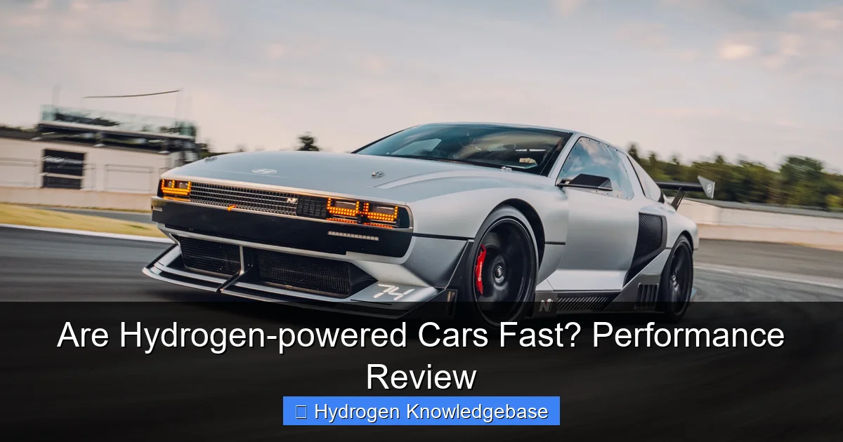Are Hydrogen-powered Cars Fast? Performance Review