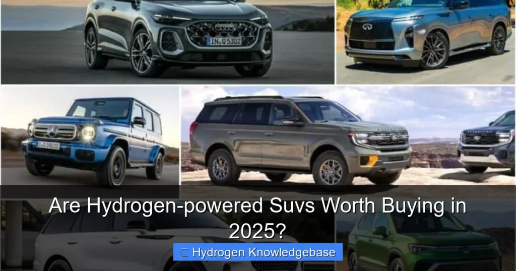 Are Hydrogen-powered Suvs Worth Buying in 2025? Are Hydrogen-powered Suvs Worth Buying in 2025?