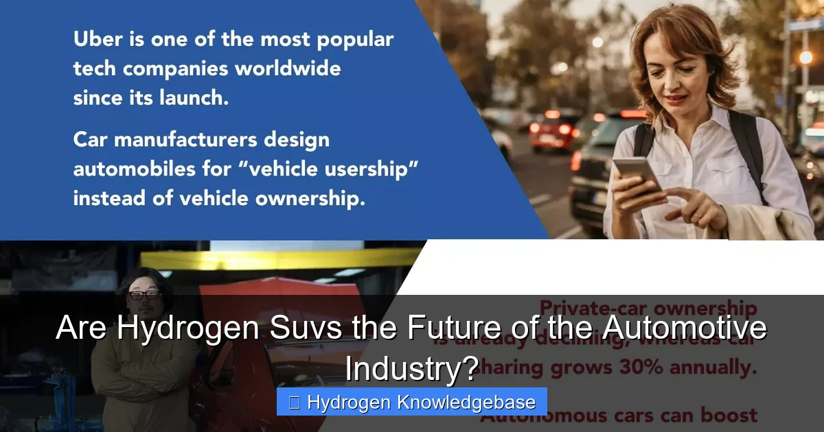 Are Hydrogen Suvs the Future of the Automotive Industry?