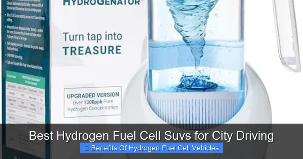 Best Hydrogen Fuel Cell Suvs for City Driving