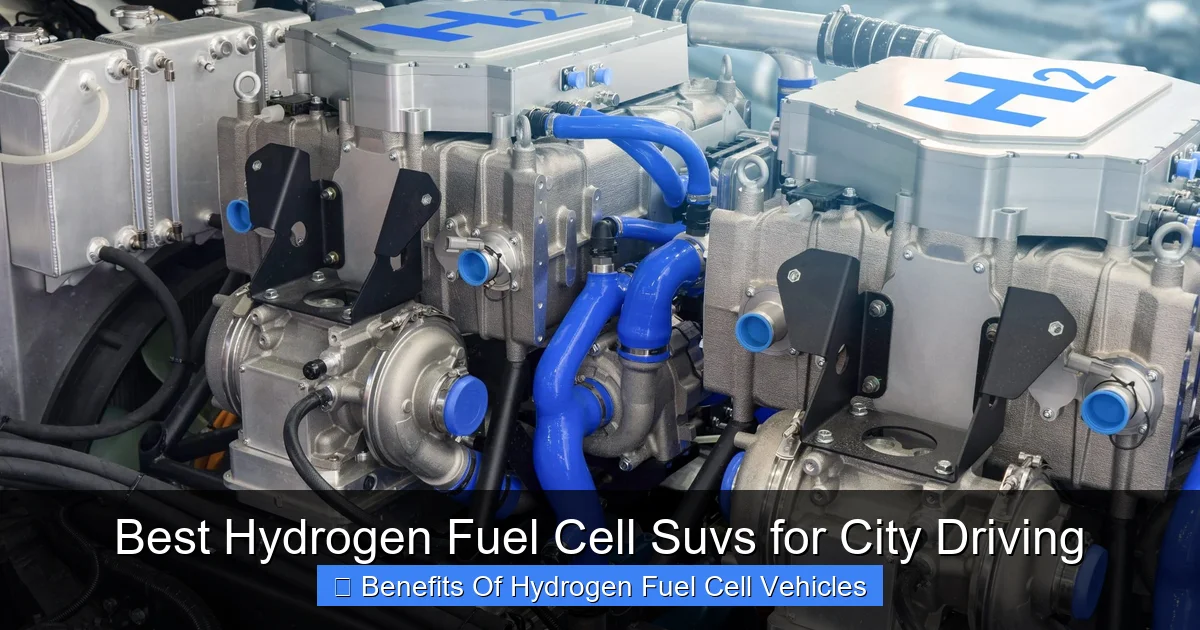 Best Hydrogen Fuel Cell Suvs for City Driving