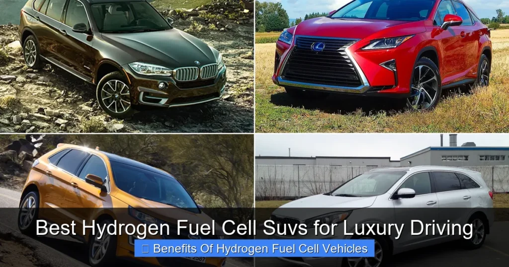 Best Hydrogen Fuel Cell Suvs for Luxury Driving