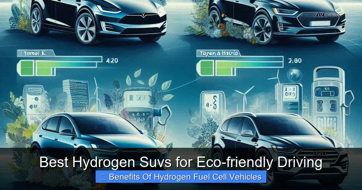 Best Hydrogen Suvs for Eco-friendly Driving