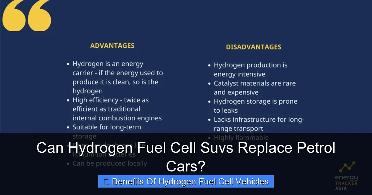 Can Hydrogen Fuel Cell Suvs Replace Petrol Cars?