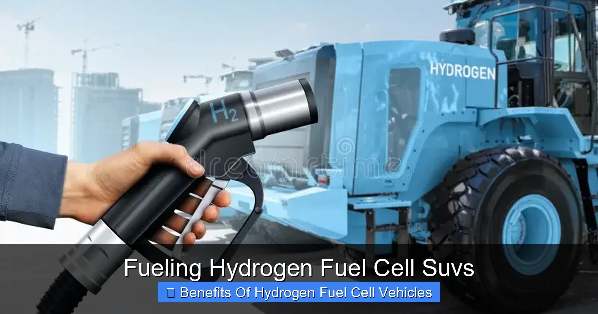 Fueling Hydrogen Fuel Cell Suvs