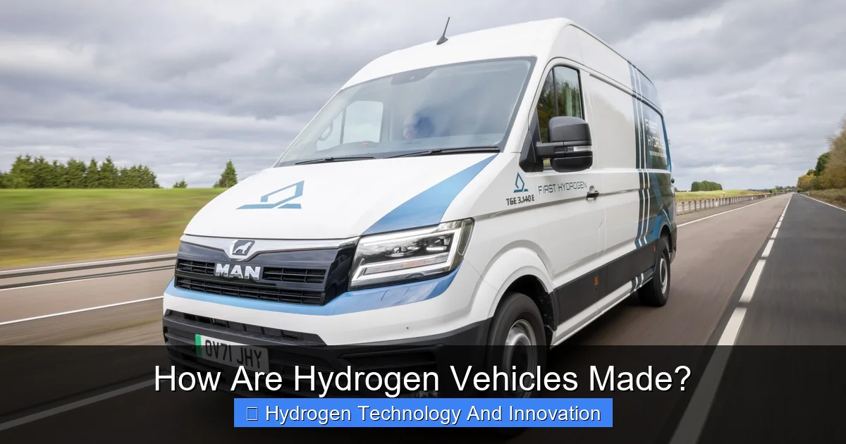 How Are Hydrogen Vehicles Made?
