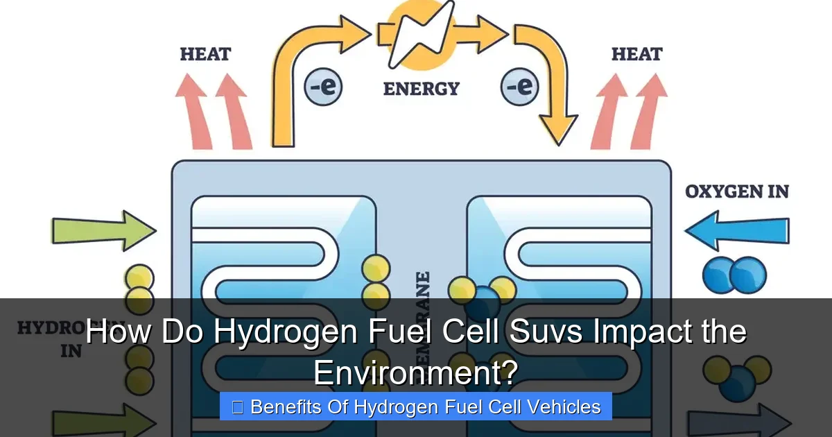 How Do Hydrogen Fuel Cell Suvs Impact the Environment?