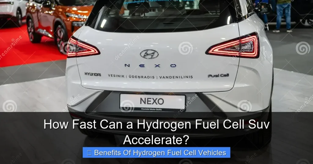 How Fast Can a Hydrogen Fuel Cell Suv Accelerate?