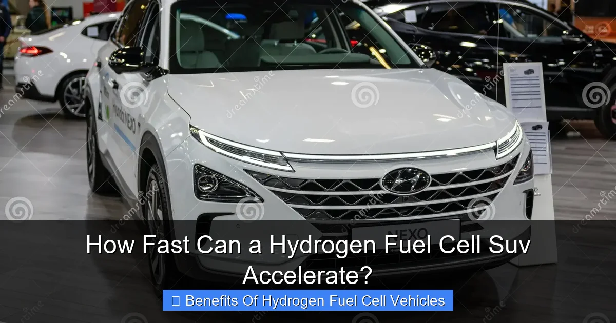 How Fast Can a Hydrogen Fuel Cell Suv Accelerate?