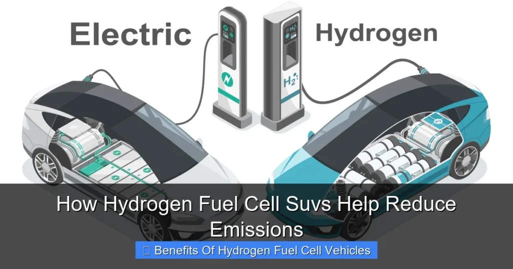 How Hydrogen Fuel Cell Suvs Help Reduce Emissions