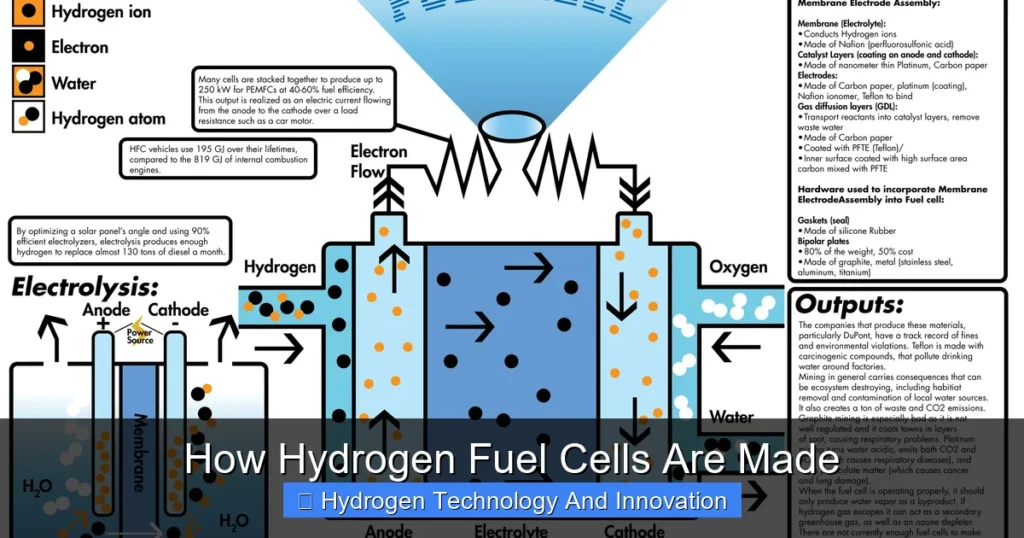 How Hydrogen Fuel Cells Are Made