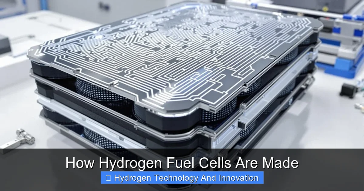 How Hydrogen Fuel Cells Are Made