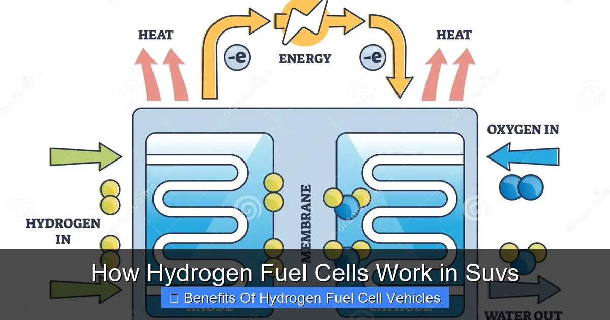 How Hydrogen Fuel Cells Work in Suvs