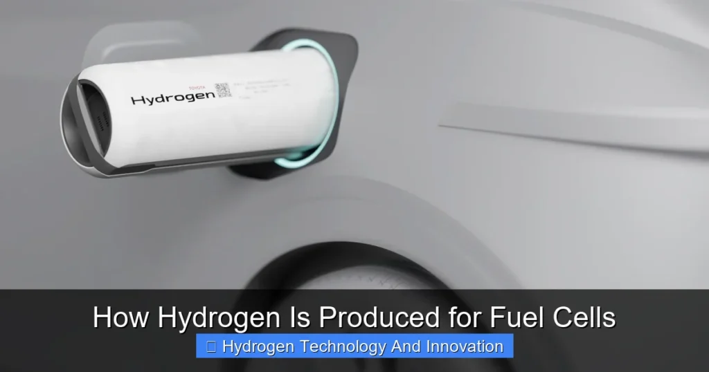 How Hydrogen Is Produced for Fuel Cells How Hydrogen Is Produced for Fuel Cells