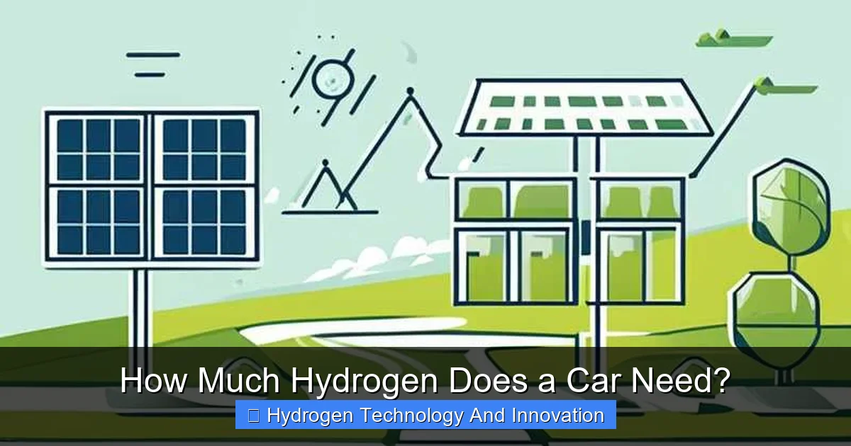 How Much Hydrogen Does a Car Need?