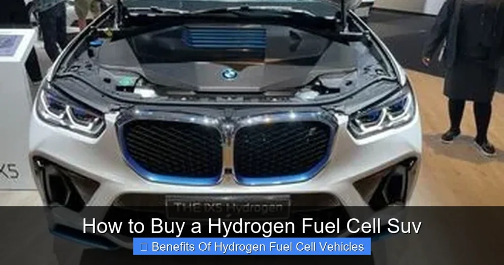 How to Buy a Hydrogen Fuel Cell Suv