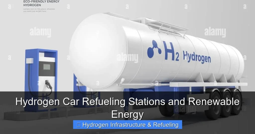Hydrogen Car Refueling Stations and Renewable Energy