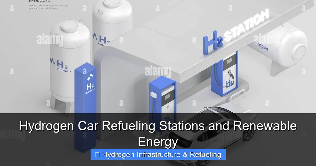 Hydrogen Car Refueling Stations and Renewable Energy