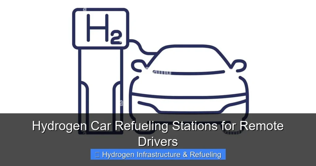 Hydrogen Car Refueling Stations for Remote Drivers