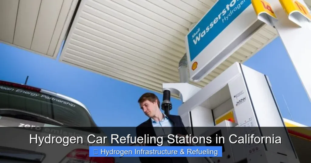 Hydrogen Car Refueling Stations in California