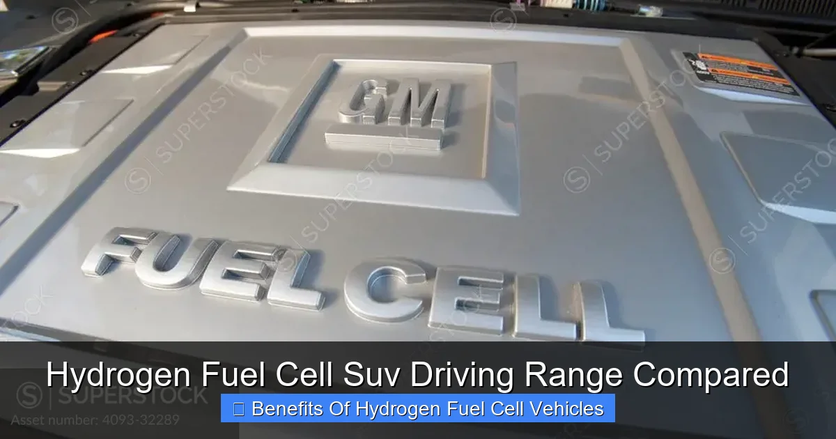 Hydrogen Fuel Cell Suv Driving Range Compared