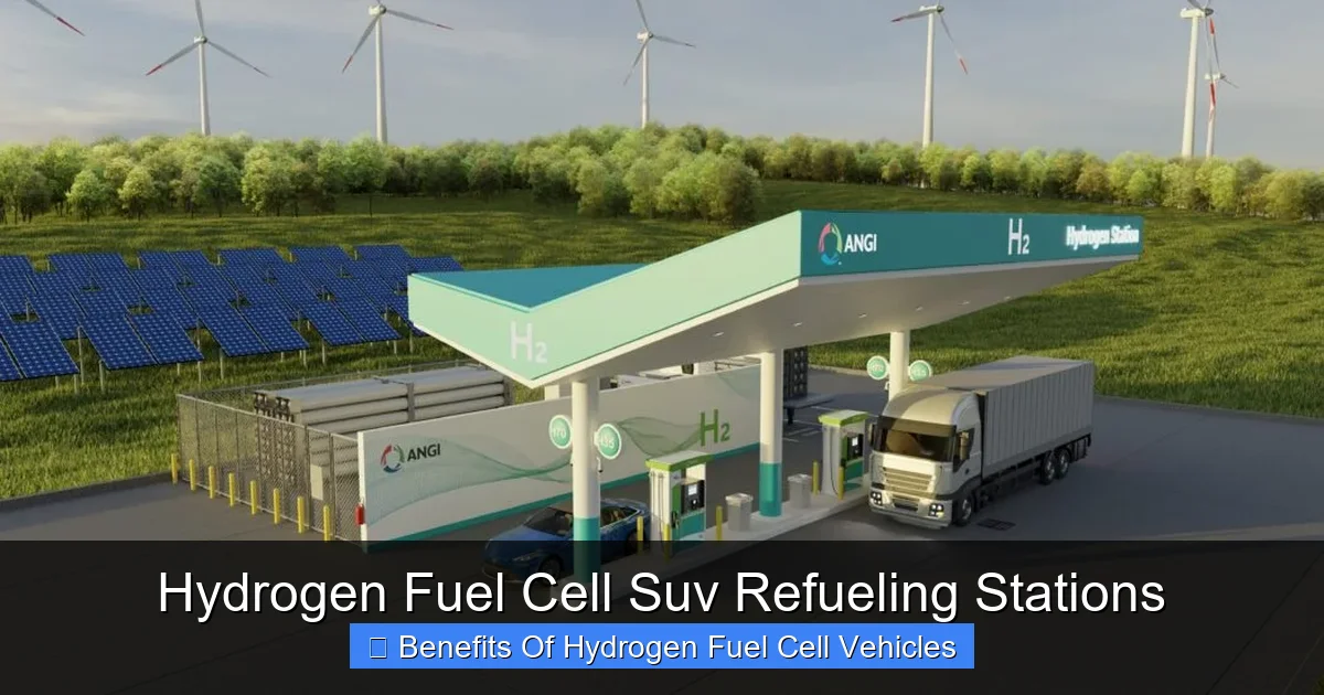 Hydrogen Fuel Cell Suv Refueling Stations
