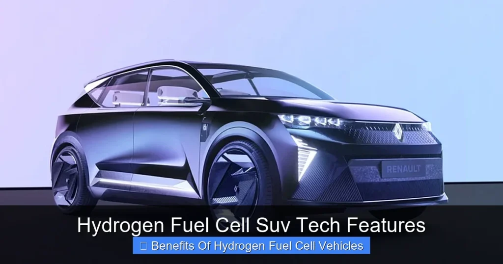 Hydrogen Fuel Cell Suv Tech Features