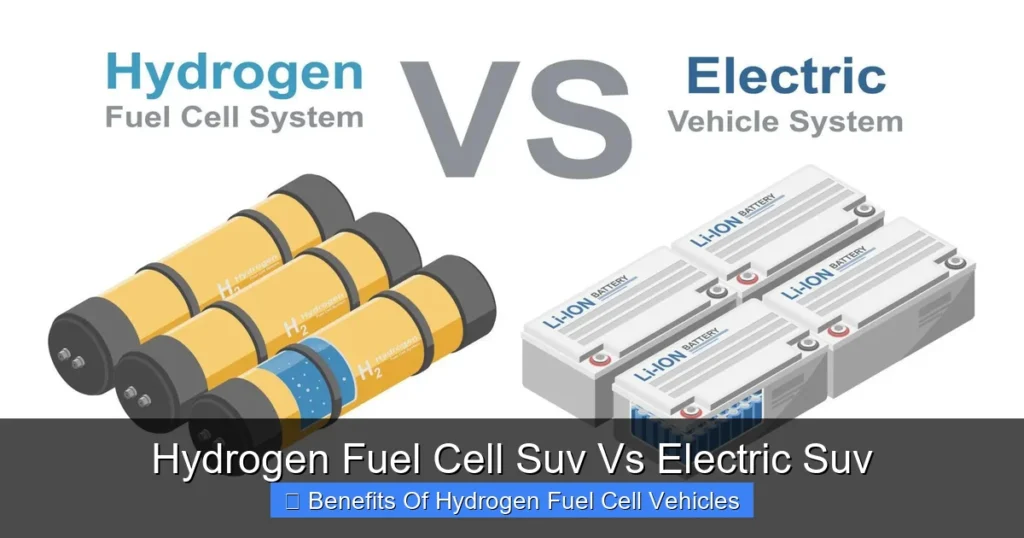 Hydrogen Fuel Cell Suv Vs Electric Suv
