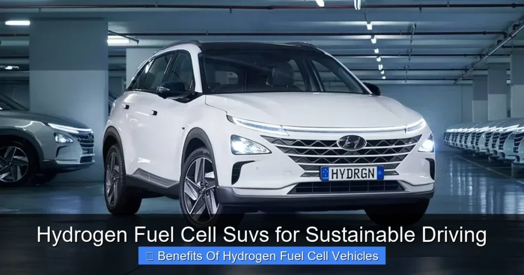 Hydrogen Fuel Cell Suvs for Sustainable Driving