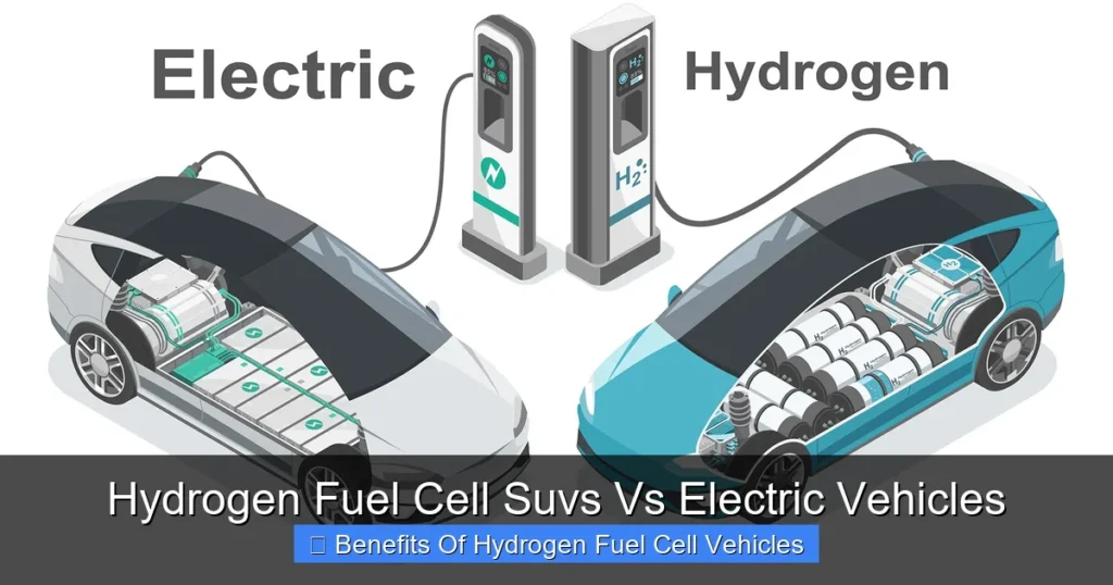 Hydrogen Fuel Cell Suvs Vs Electric Vehicles