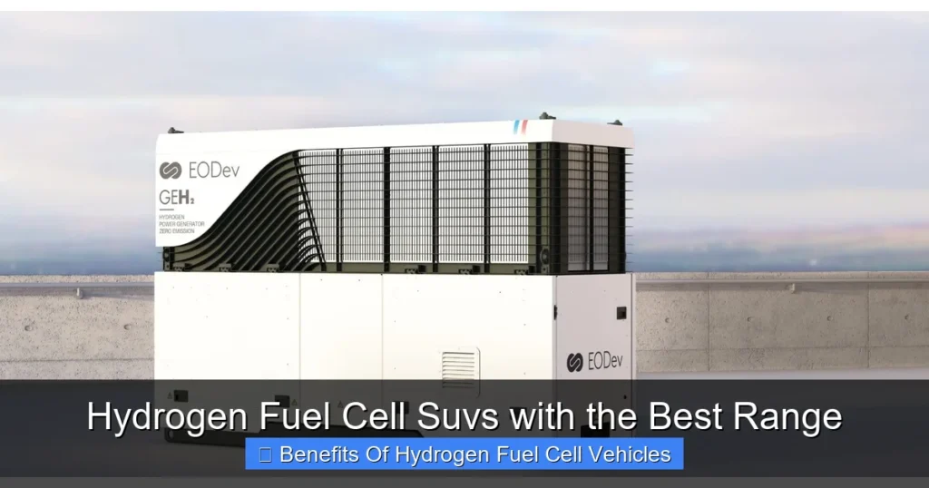 Hydrogen Fuel Cell Suvs with the Best Range