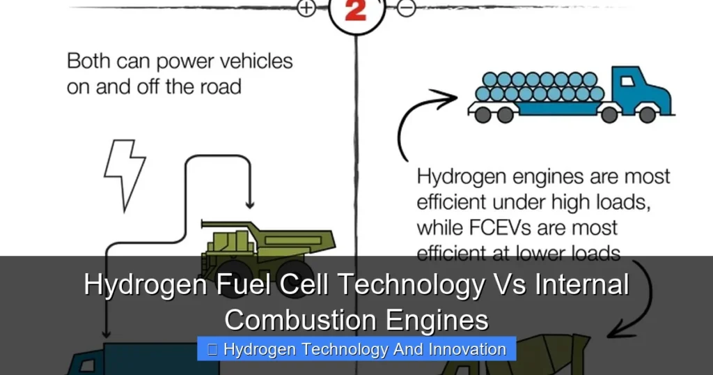 Hydrogen Fuel Cell Technology Vs Internal Combustion Engines
