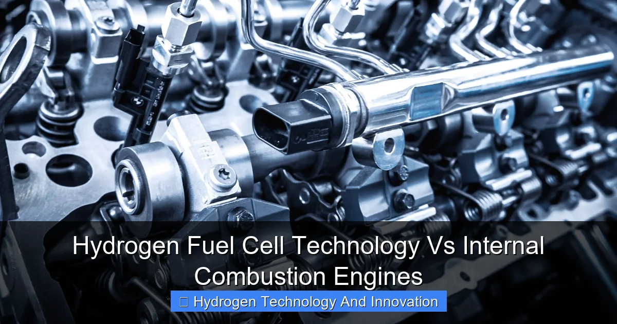 Hydrogen Fuel Cell Technology Vs Internal Combustion Engines