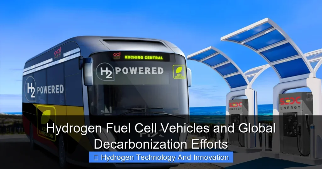 Hydrogen Fuel Cell Vehicles and Global Decarbonization Efforts