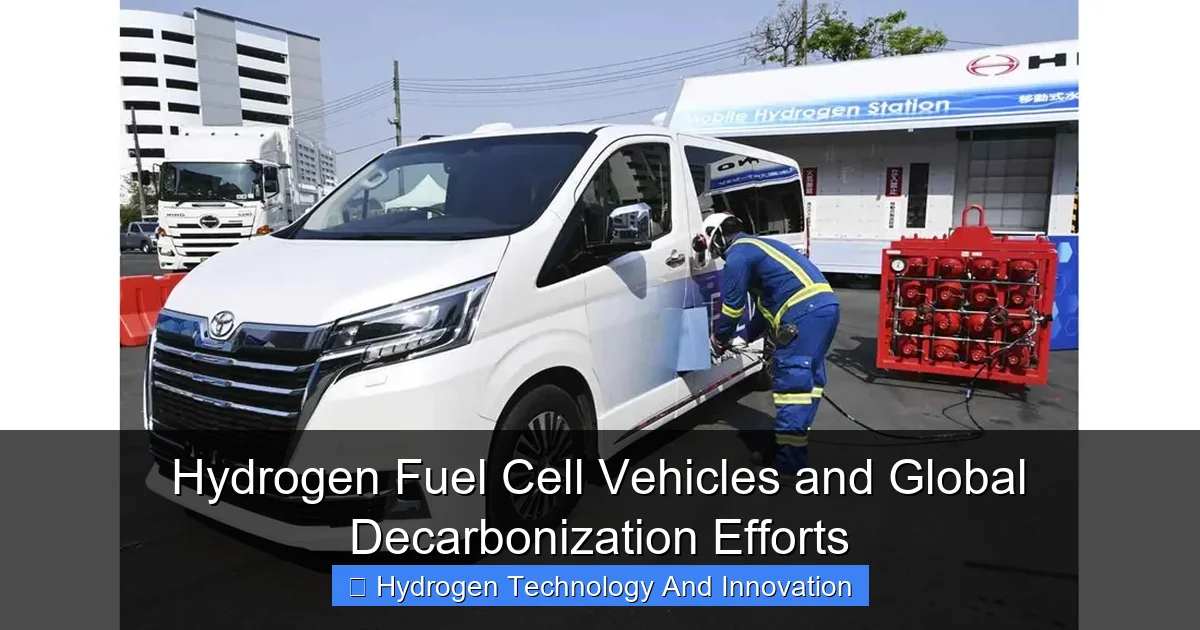 Hydrogen Fuel Cell Vehicles and Global Decarbonization Efforts