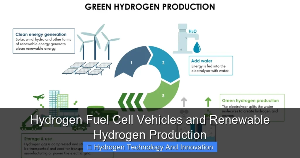 Hydrogen Fuel Cell Vehicles and Renewable Hydrogen Production