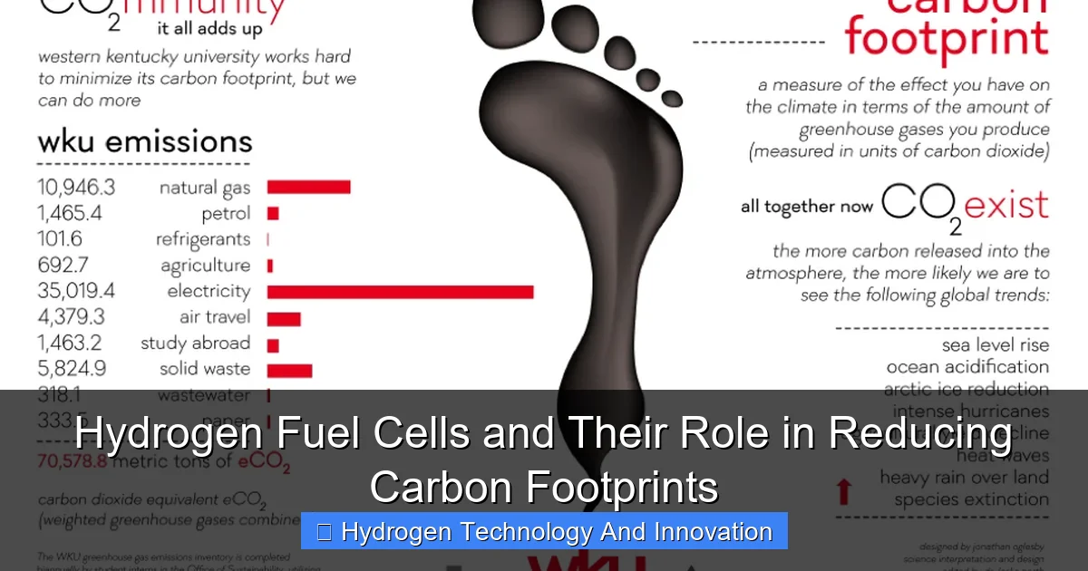 Hydrogen Fuel Cells and Their Role in Reducing Carbon Footprints