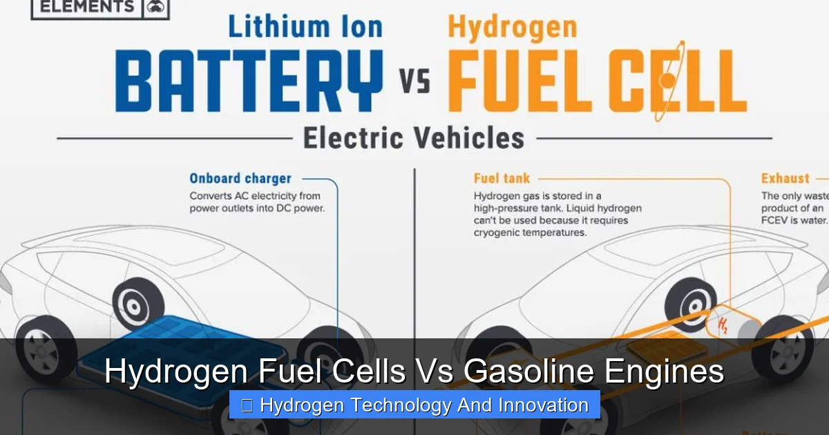 Hydrogen Fuel Cells Vs Gasoline Engines