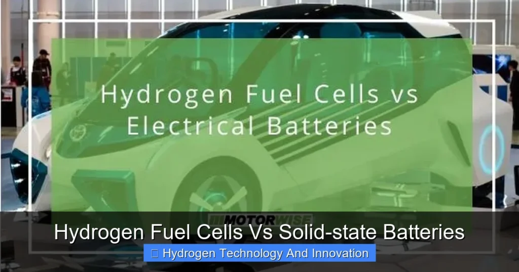 Hydrogen Fuel Cells Vs Solid-state Batteries