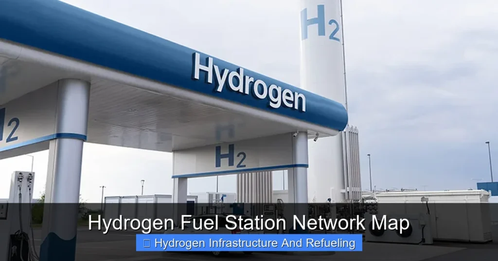 Hydrogen Fuel Station Network Map