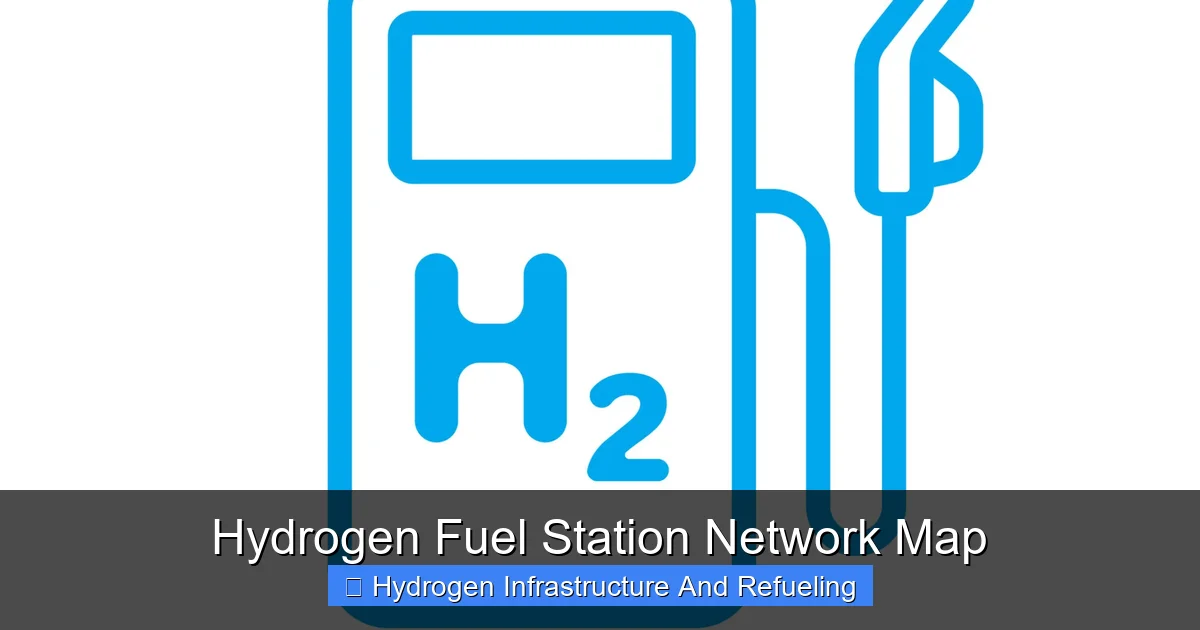 Hydrogen Fuel Station Network Map