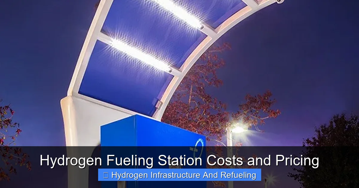 Hydrogen Fueling Station Costs and Pricing