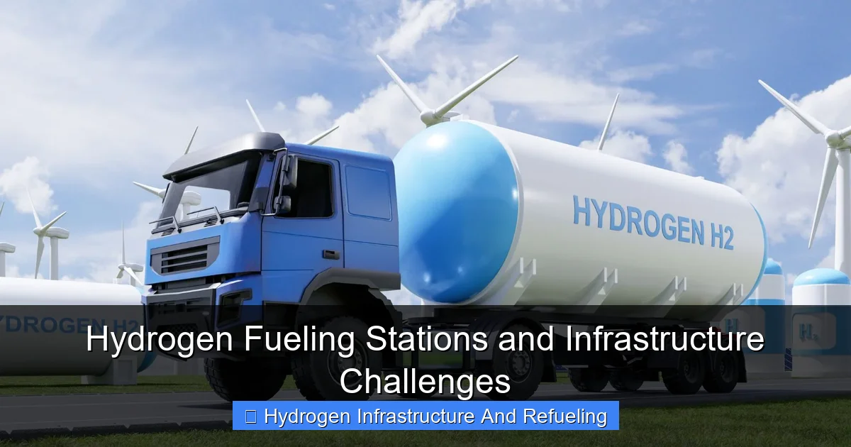 Hydrogen Fueling Stations and Infrastructure Challenges