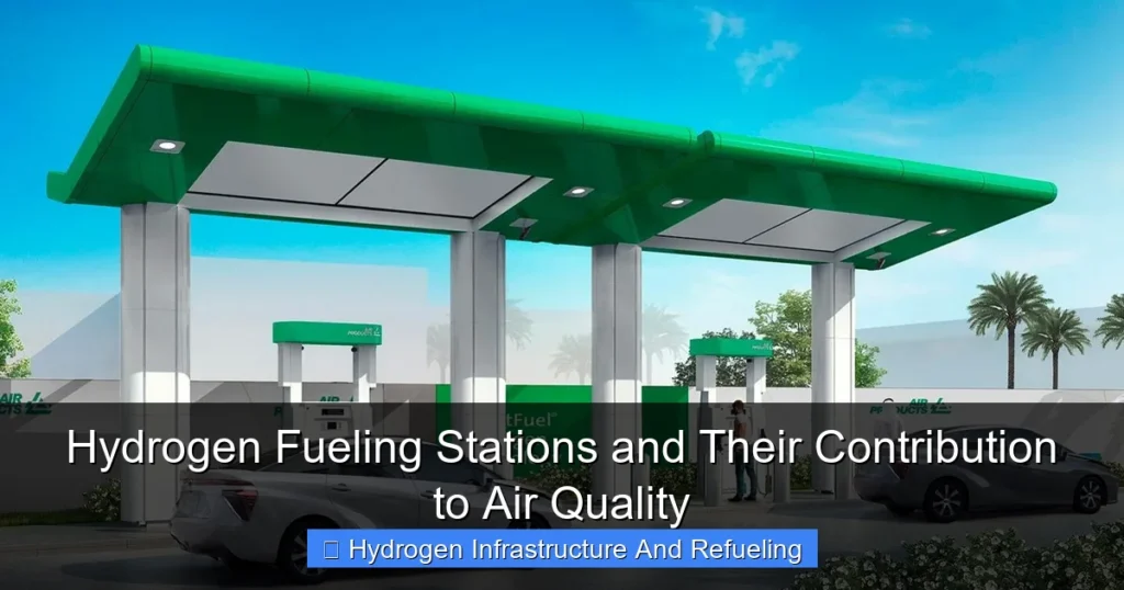 Hydrogen Fueling Stations and Their Contribution to Air Quality