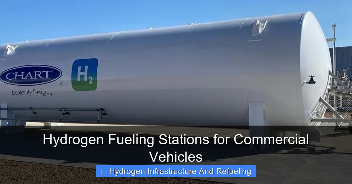 Hydrogen Fueling Stations for Commercial Vehicles
